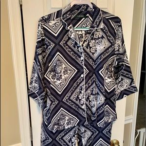 Pajama set by Ralph Lauren.